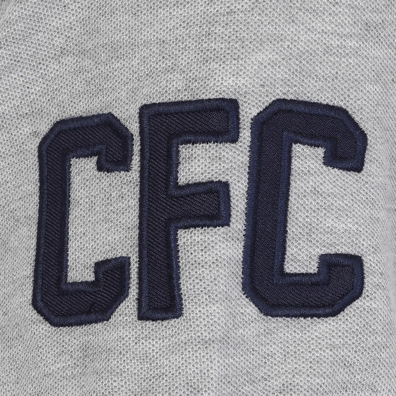 Navy - Pack Shot - Chelsea FC Mens Contrast Polo Shirt