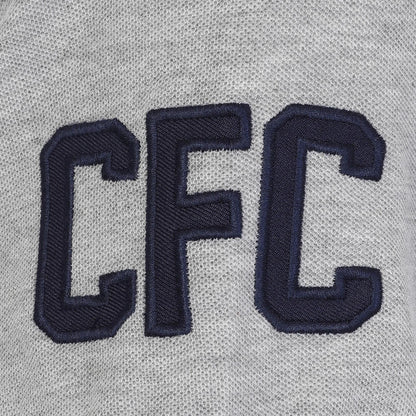 Navy - Pack Shot - Chelsea FC Mens Contrast Polo Shirt