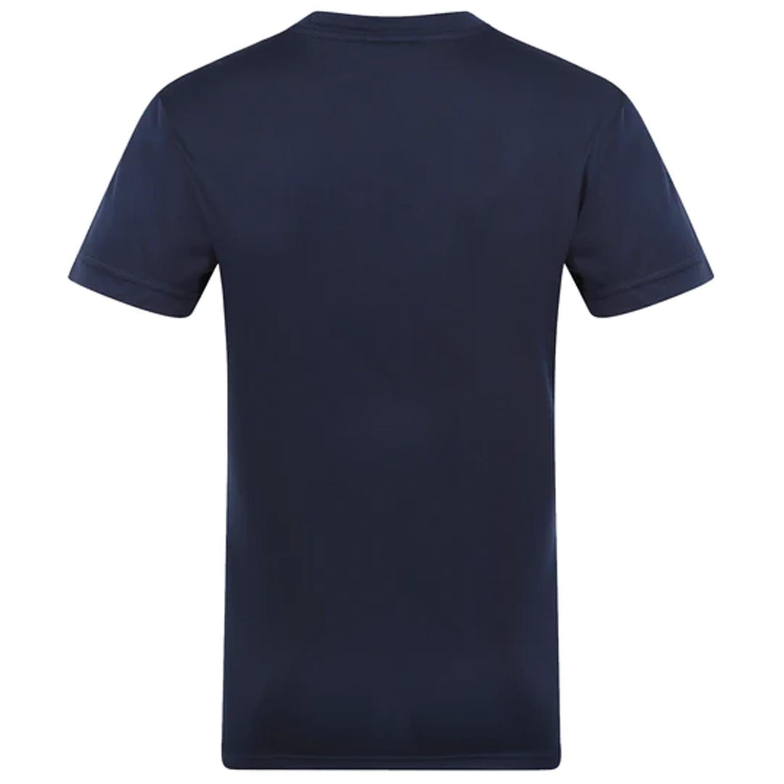 Navy Blue - Back - Scottish FA Mens Gifts Polyester T-Shirt