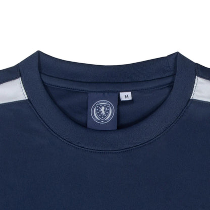 Navy Blue - Lifestyle - Scottish FA Mens Robertson 3 Polyester T-Shirt