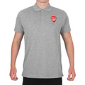 Grey - Front - Arsenal FC Mens Polo Shirt