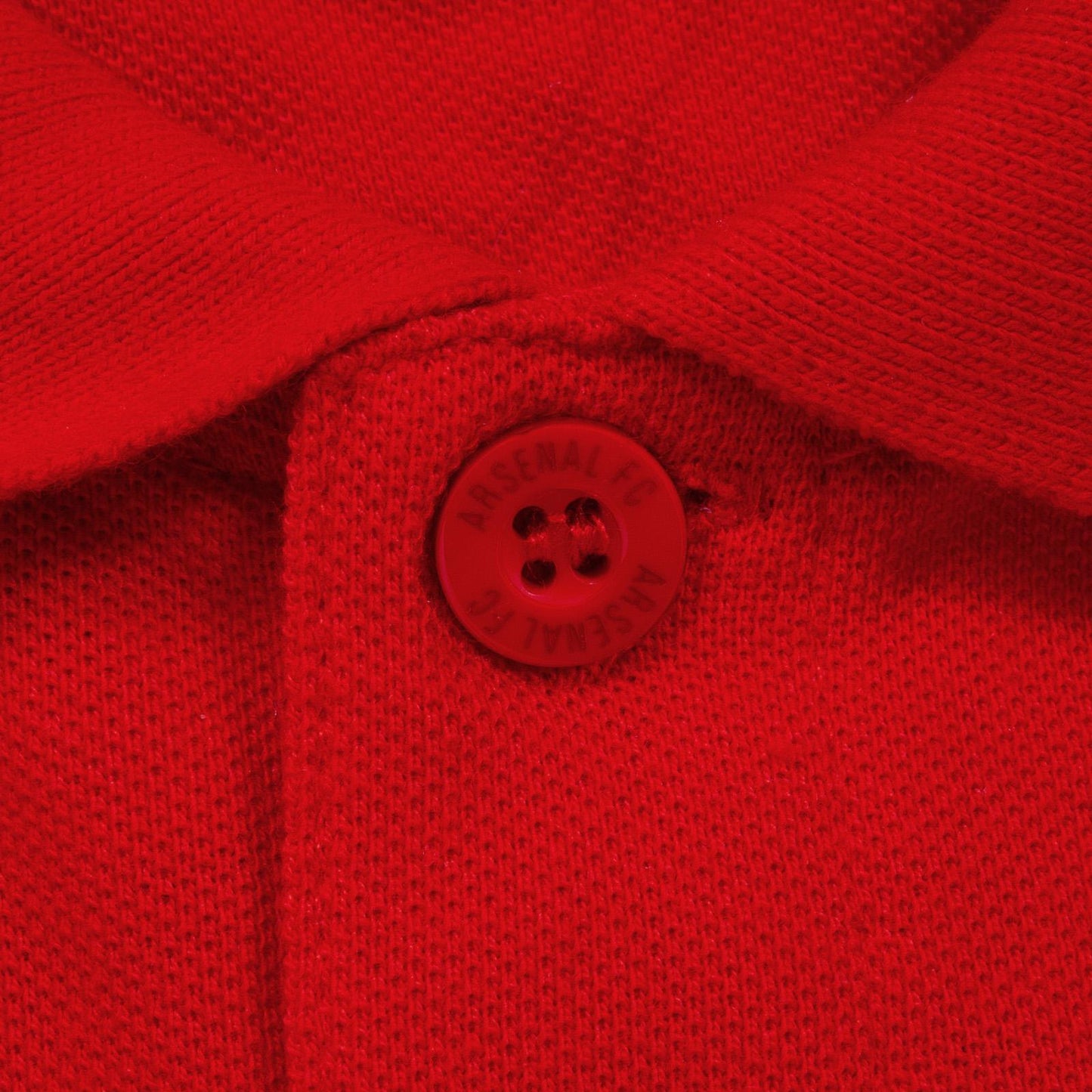 Red - Close up - Arsenal FC Mens Polo Shirt