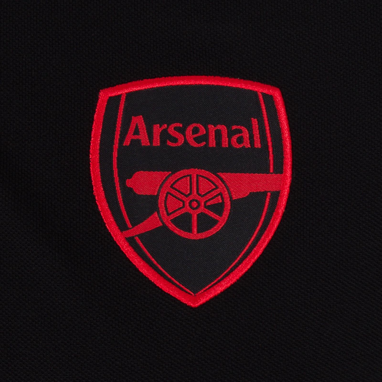 Black - Pack Shot - Arsenal FC Mens Polo Shirt