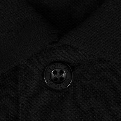 Black - Lifestyle - Celtic FC Mens Crest Polo Shirt
