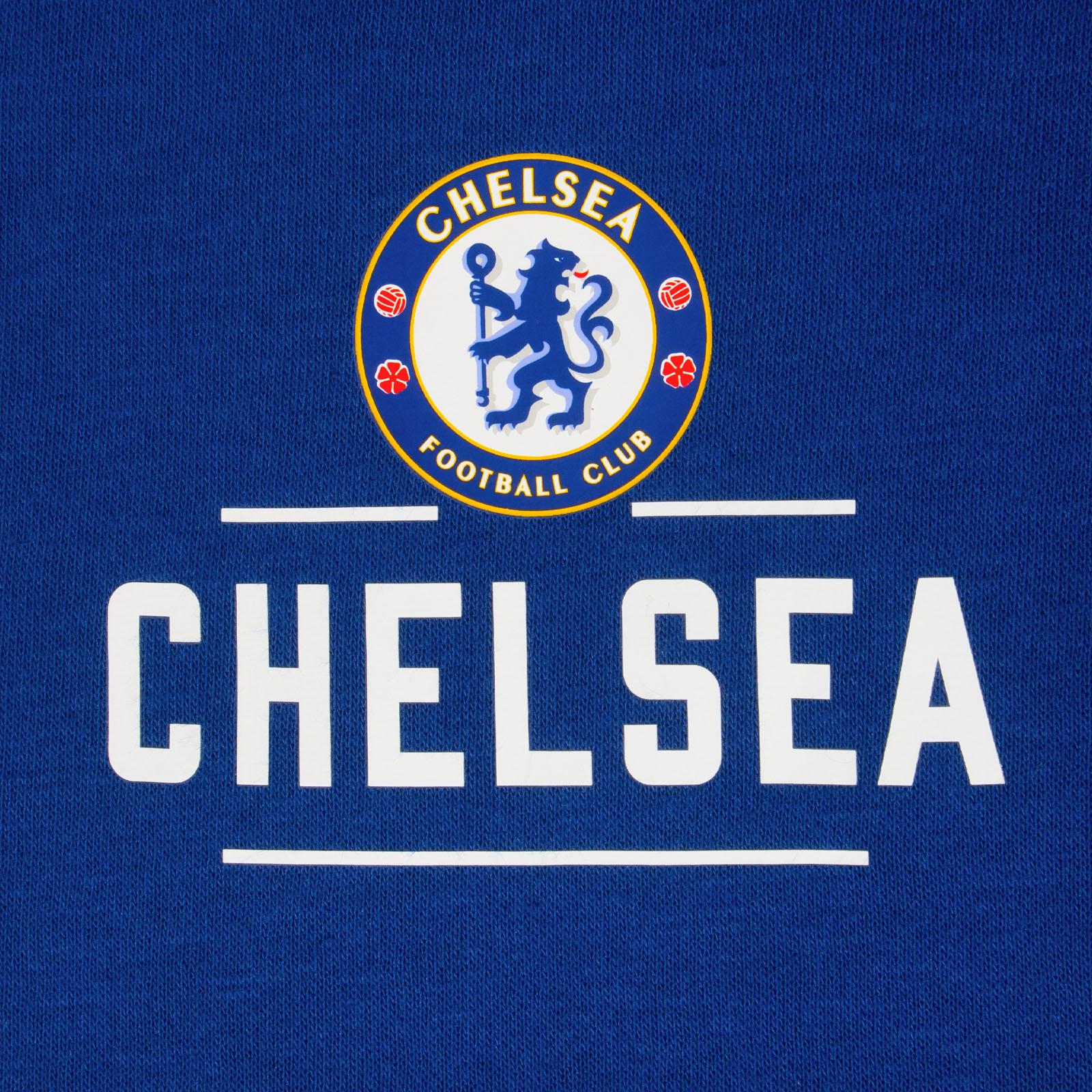 Royal Blue - Lifestyle - Chelsea FC Mens Fleece Full Zip Hoodie