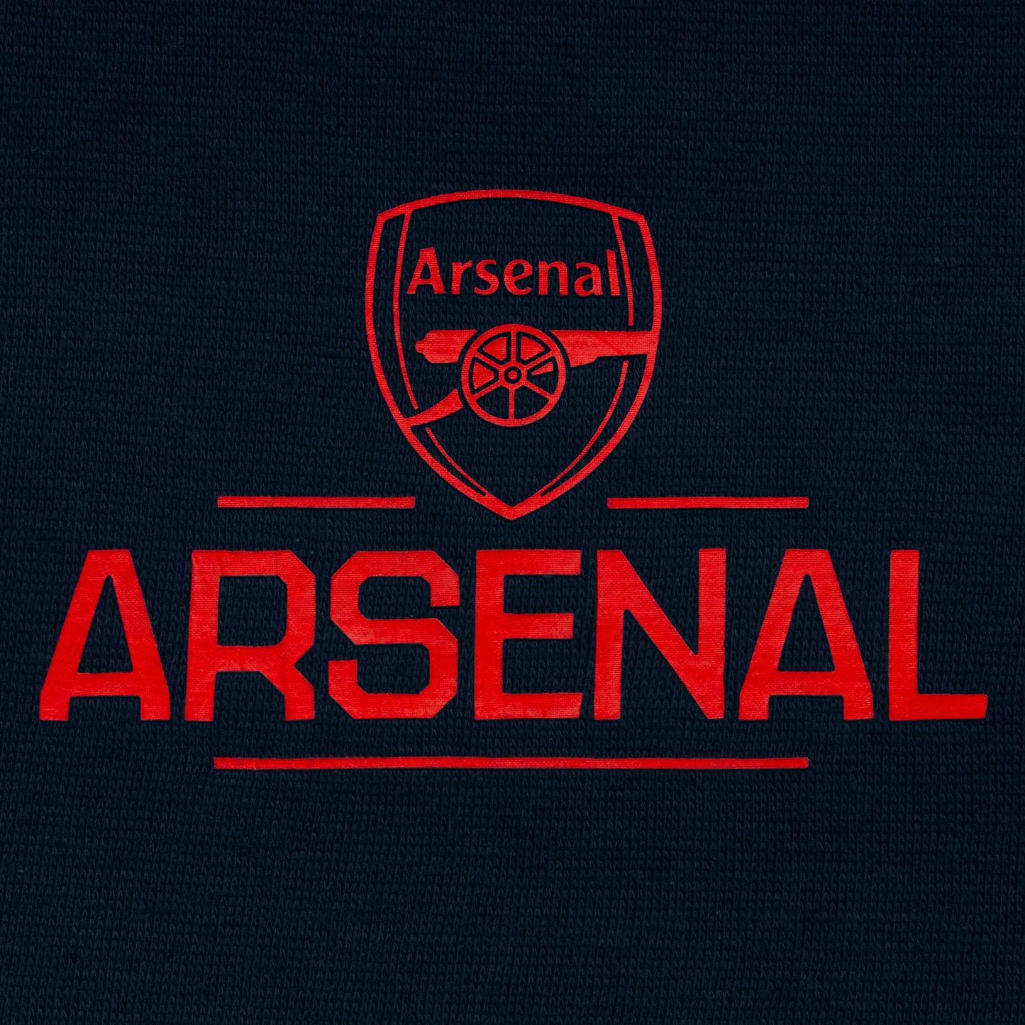 Navy Blue - Side - Arsenal FC Boys Fleece Full Zip Hoodie