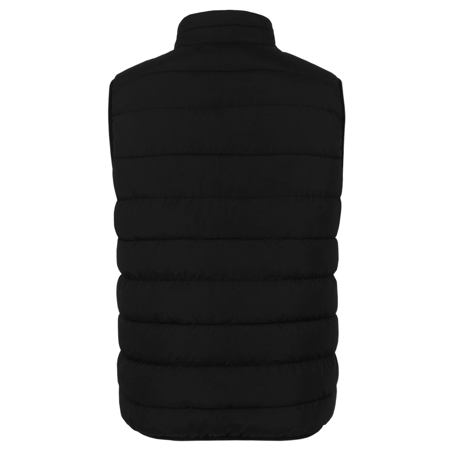 Black - Close up - Tottenham Hotspur FC Mens Quilted Padded Gilet