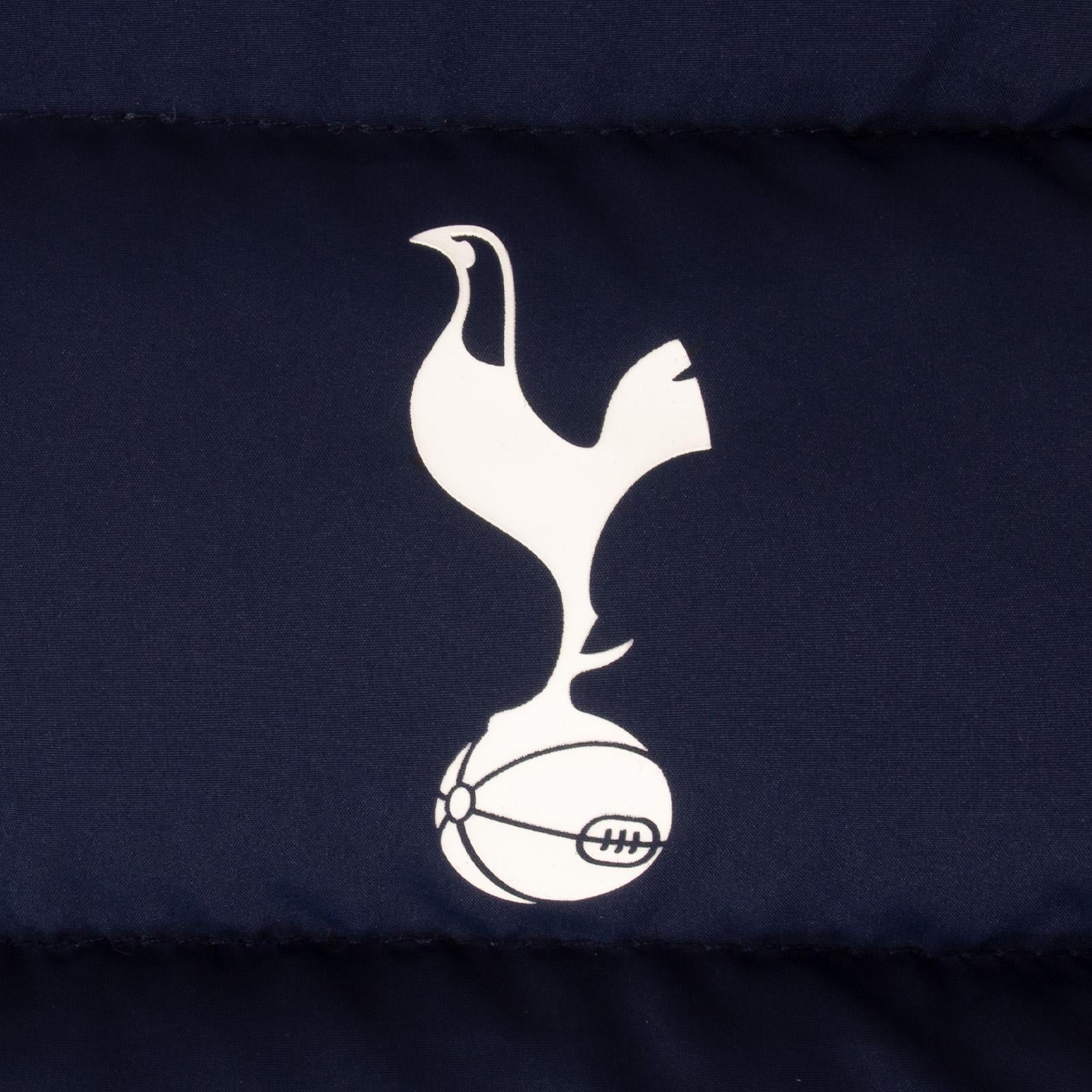 Navy Blue - Side - Tottenham Hotspur FC Mens Quilted Padded Gilet