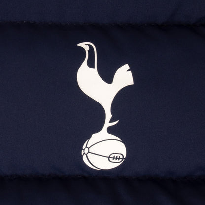 Navy Blue - Side - Tottenham Hotspur FC Mens Quilted Padded Gilet