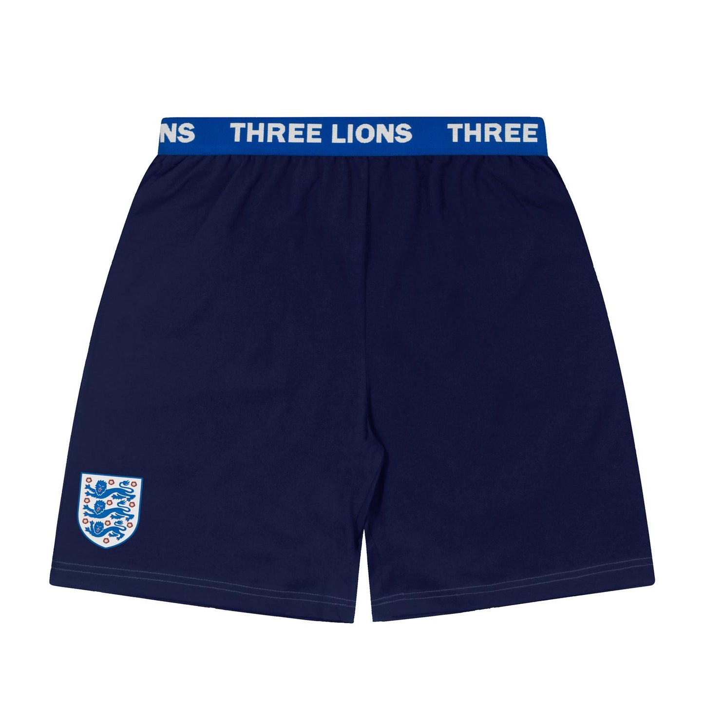White - Pack Shot - England FA Boys Short Pyjama Set