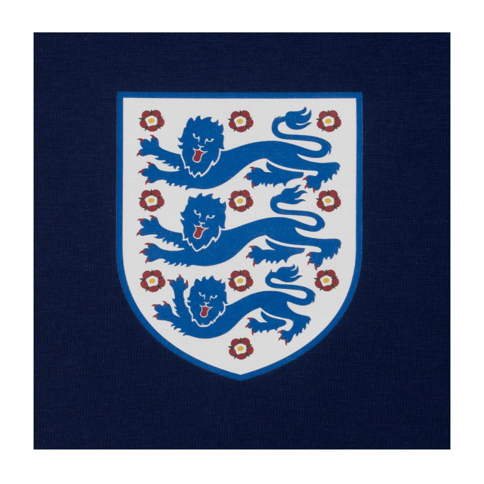 White - Close up - England FA Boys Short Pyjama Set