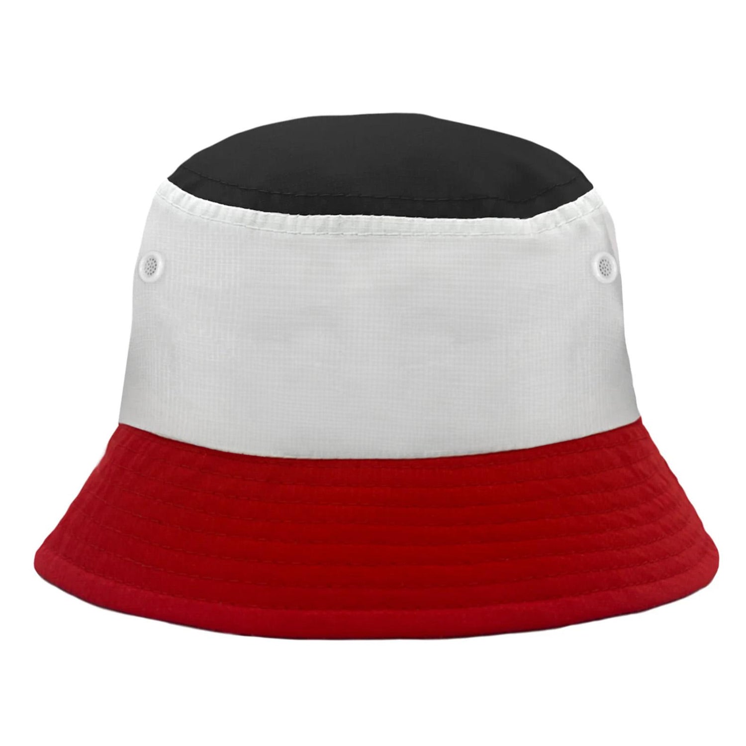 Black-White-Red - Back - Fan Originals United Trophy Bucket Hat