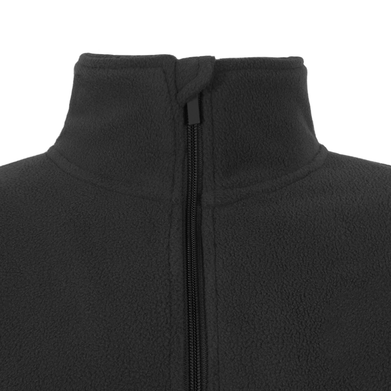 Grey - Side - Arsenal FC Mens Crest Fleece Jacket