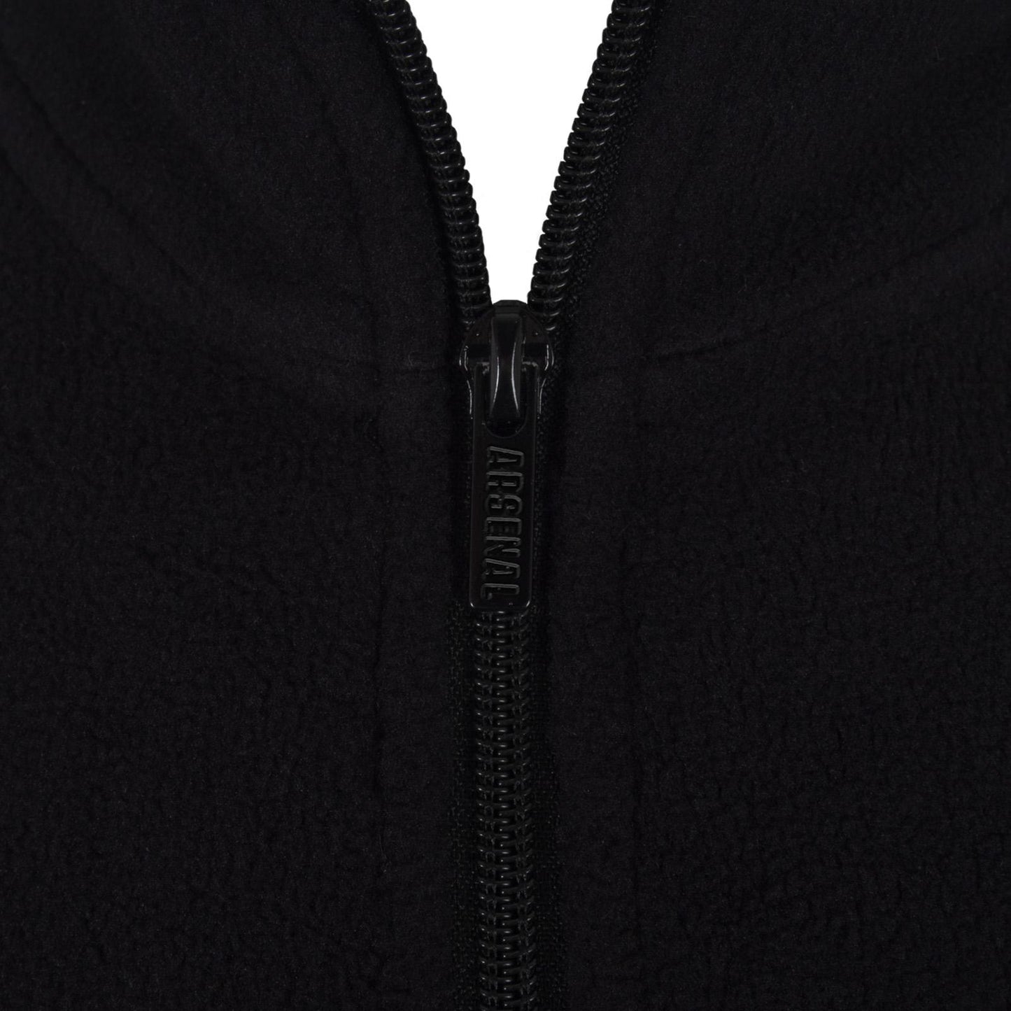 Black - Pack Shot - Arsenal FC Mens Crest Fleece Jacket