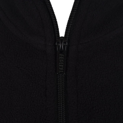 Black - Pack Shot - Arsenal FC Mens Crest Fleece Jacket