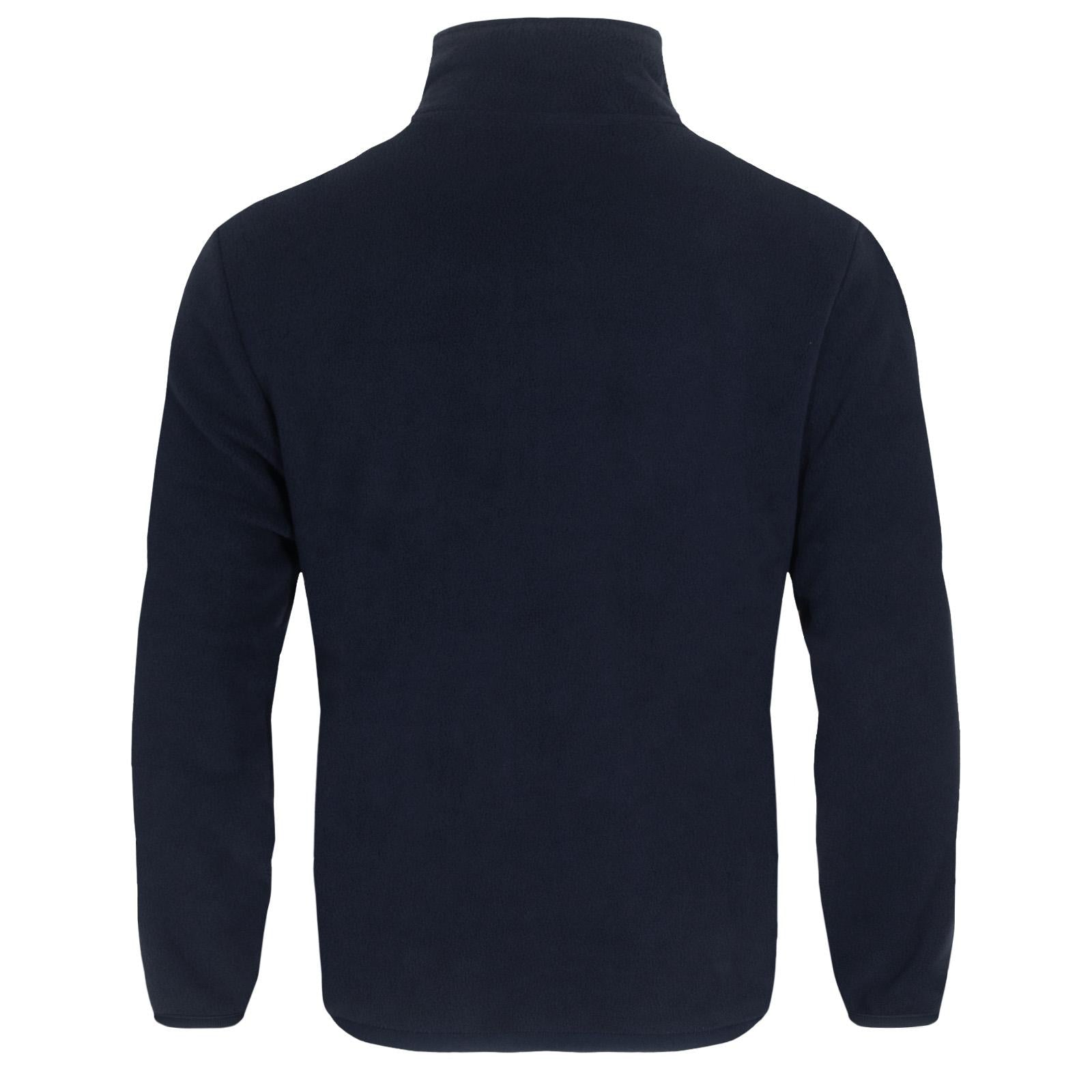 Navy - Back - Scottish FA Mens Crest Fleece Jacket