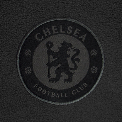 Grey - Pack Shot - Chelsea FC Mens Crest Fleece Jacket