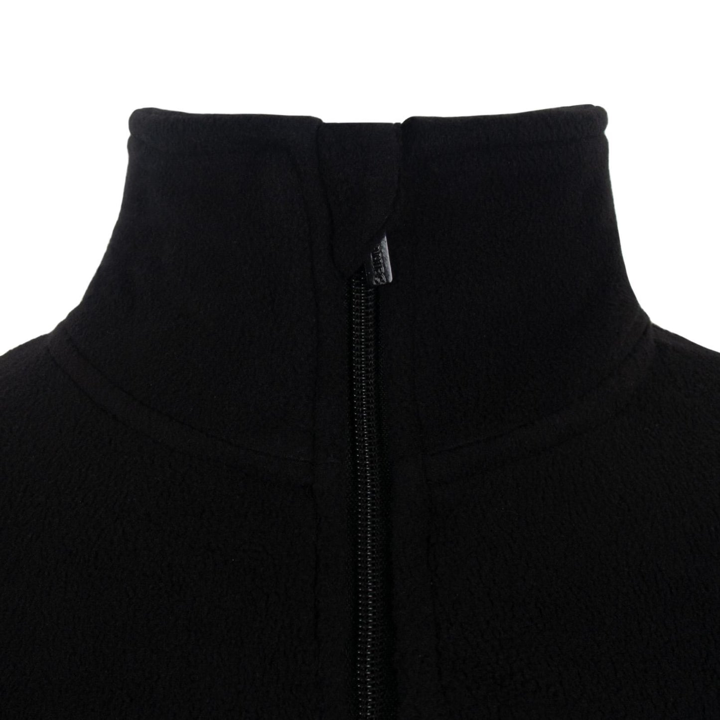 Black - Side - Fulham FC Mens Crest Fleece Jacket