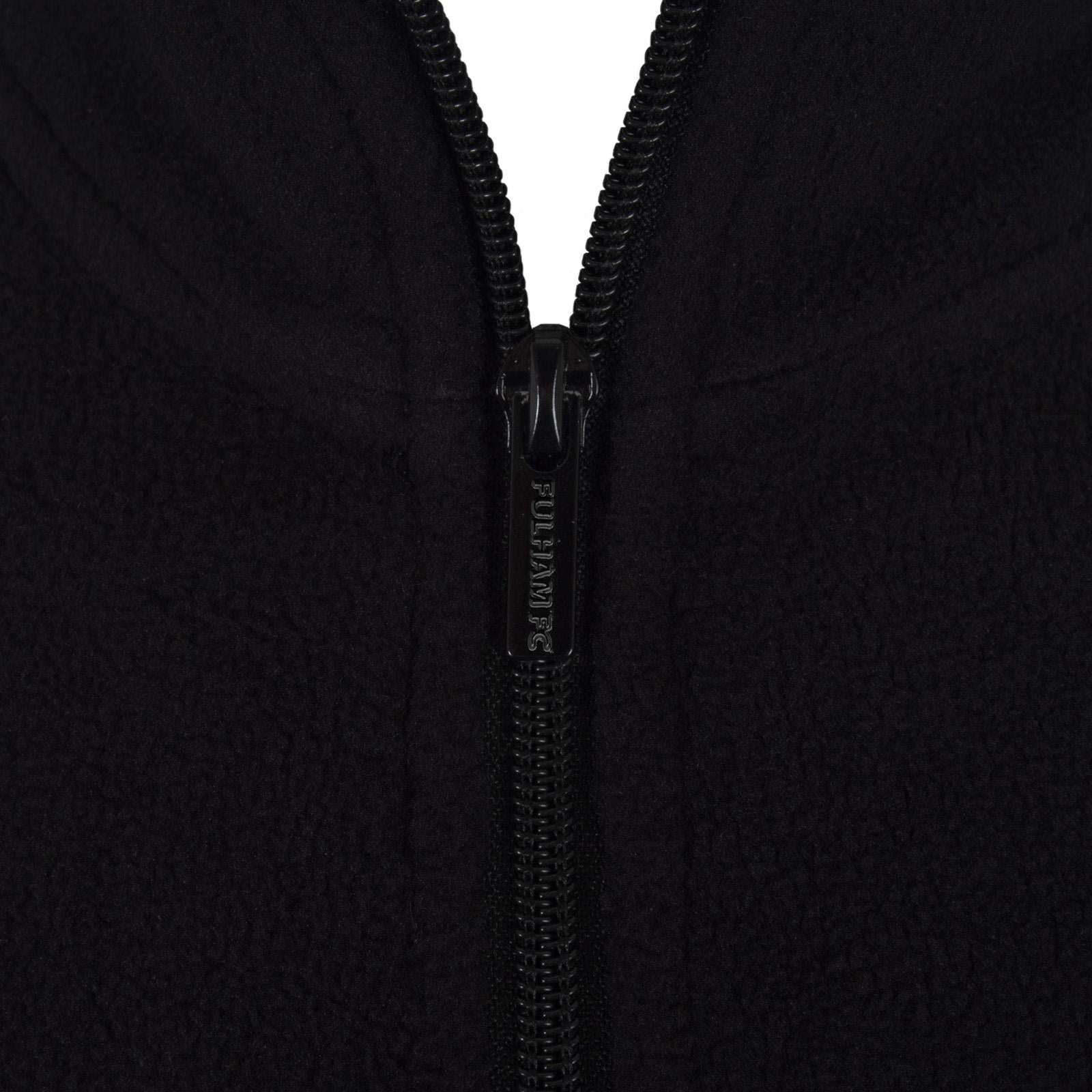 Black - Lifestyle - Fulham FC Mens Crest Fleece Jacket