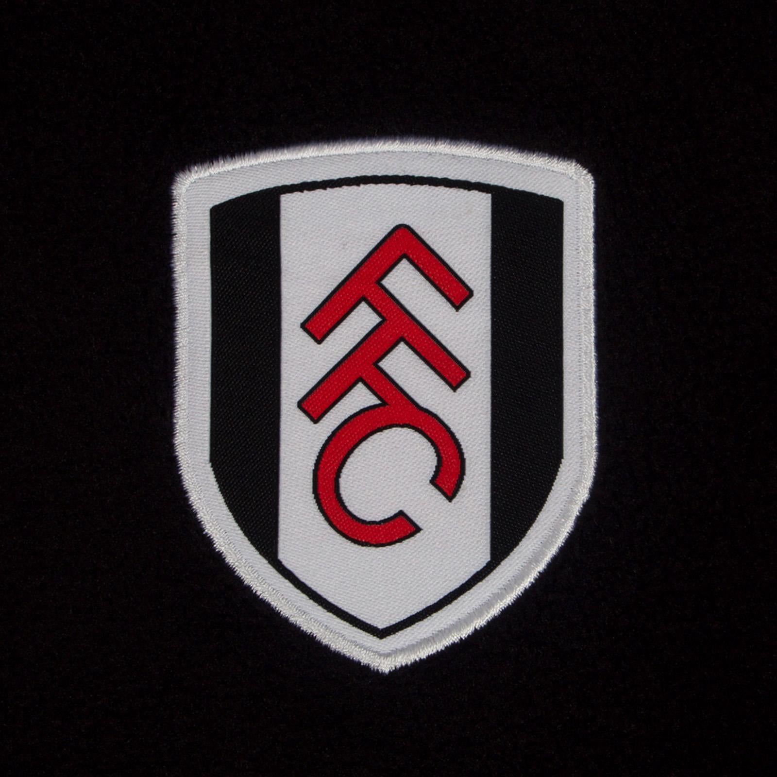 Black - Pack Shot - Fulham FC Mens Crest Fleece Jacket