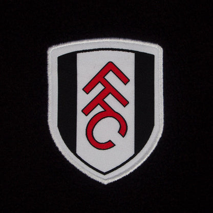 Black - Pack Shot - Fulham FC Mens Crest Fleece Jacket