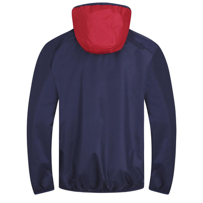 Navy Blue-Red - Back - Arsenal FC Boys Crest Raglan Windbreak