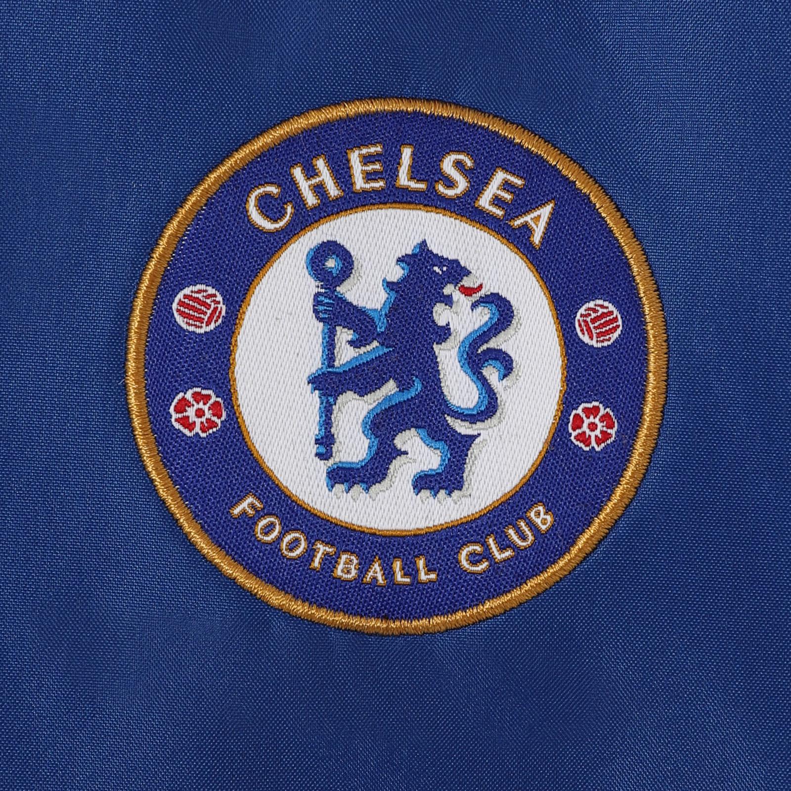 Navy Blue - Side - Chelsea FC Boys Crest Two Tone Windbreak