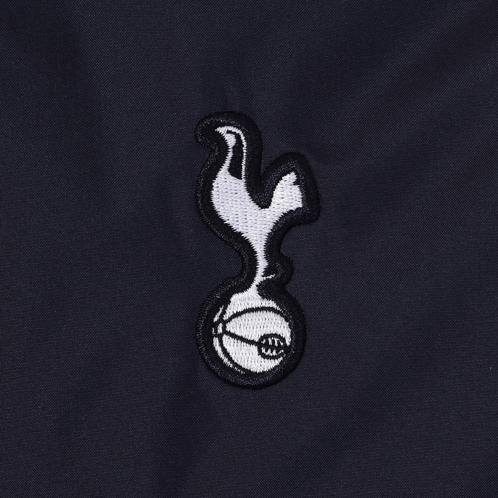 Navy - Back - Tottenham Hotspur FC Mens Crest Peaked Windbreaker