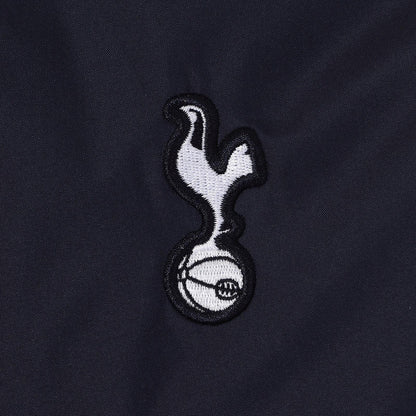 Navy - Back - Tottenham Hotspur FC Mens Crest Peaked Windbreaker