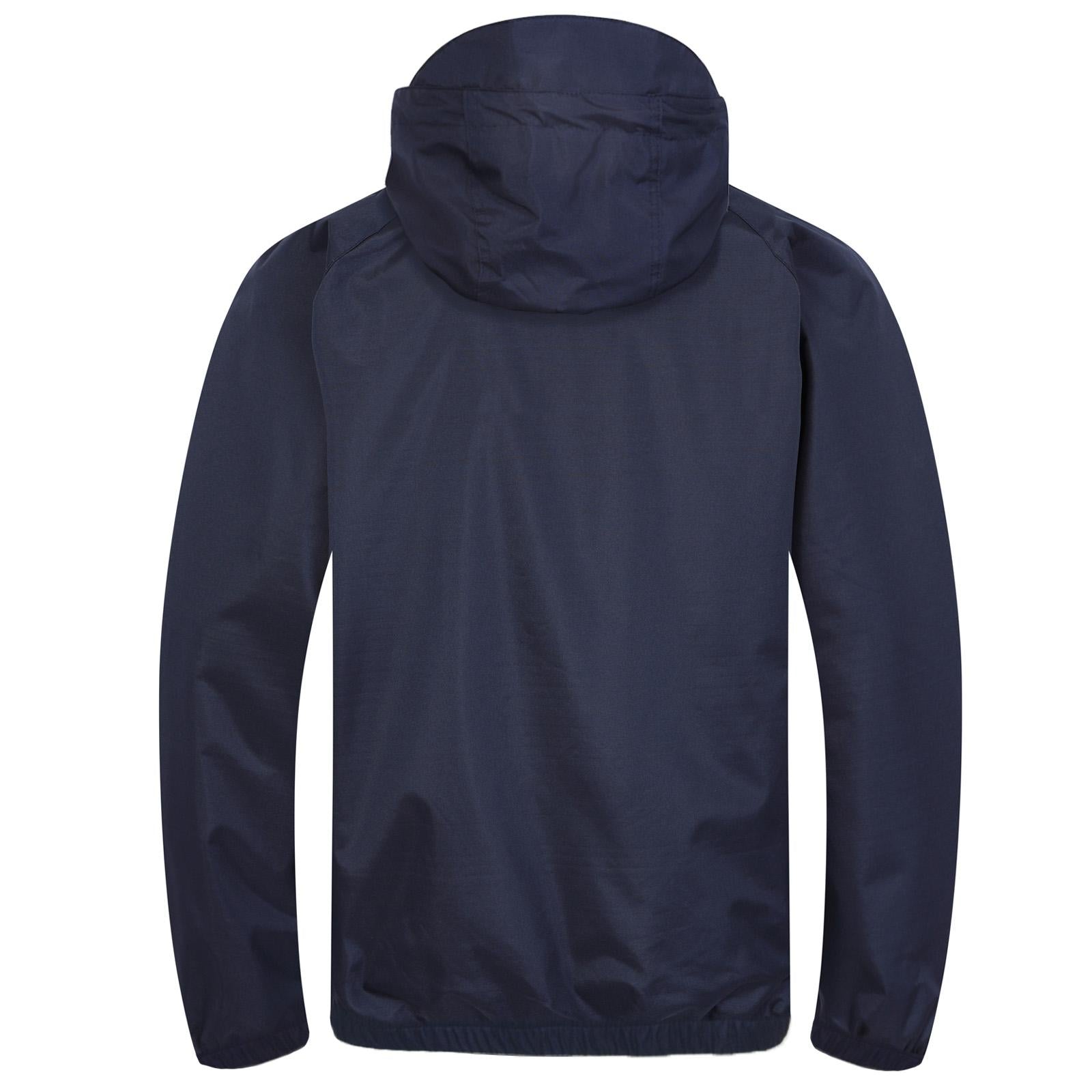 Navy - Side - Tottenham Hotspur FC Mens Crest Peaked Windbreaker
