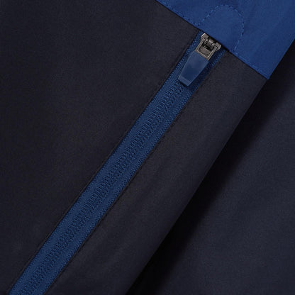 Navy-Royal Blue - Side - Tottenham Hotspur FC Mens Crest Raglan Windbreaker