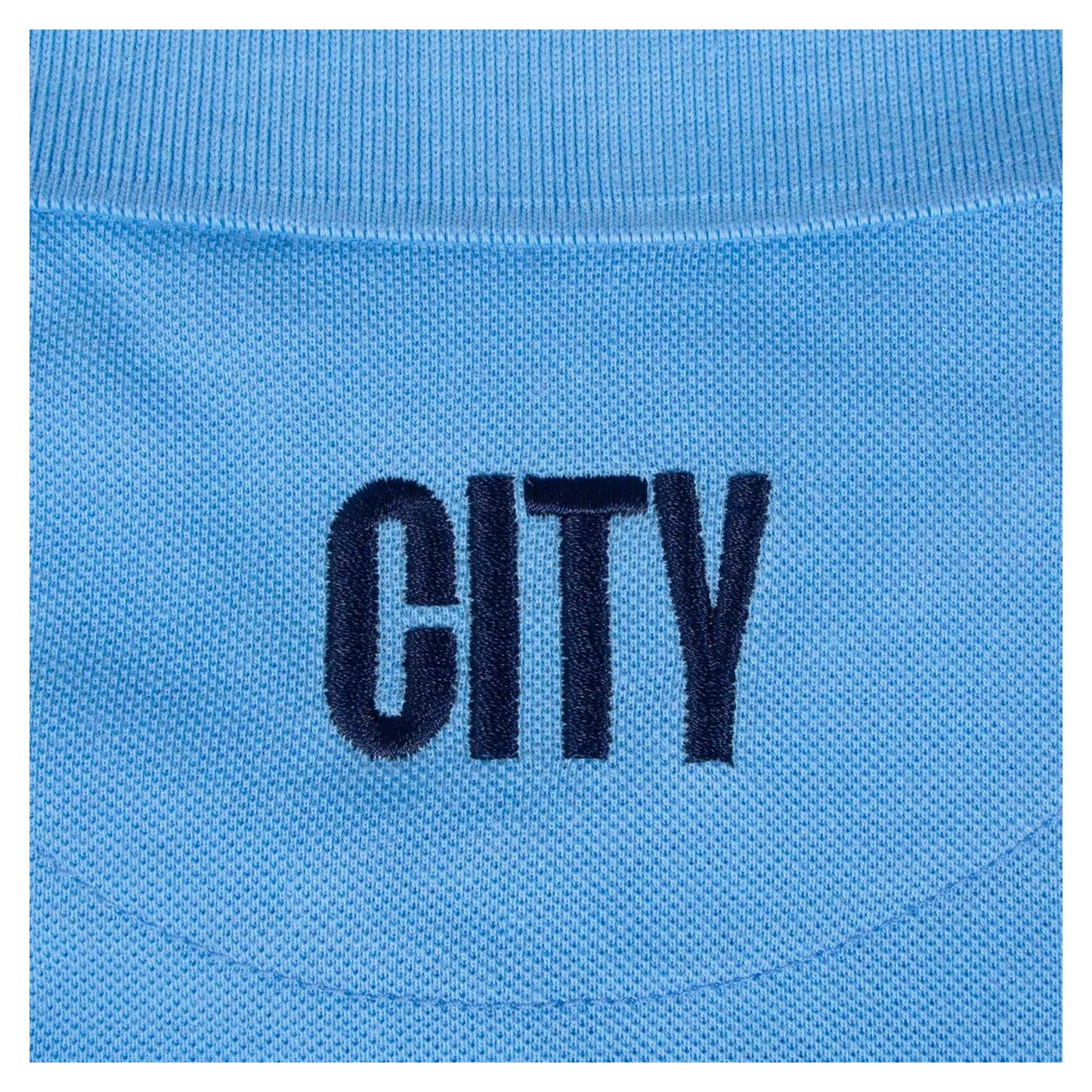 Sky Blue - Lifestyle - Manchester City FC Mens Crest Polo Shirt
