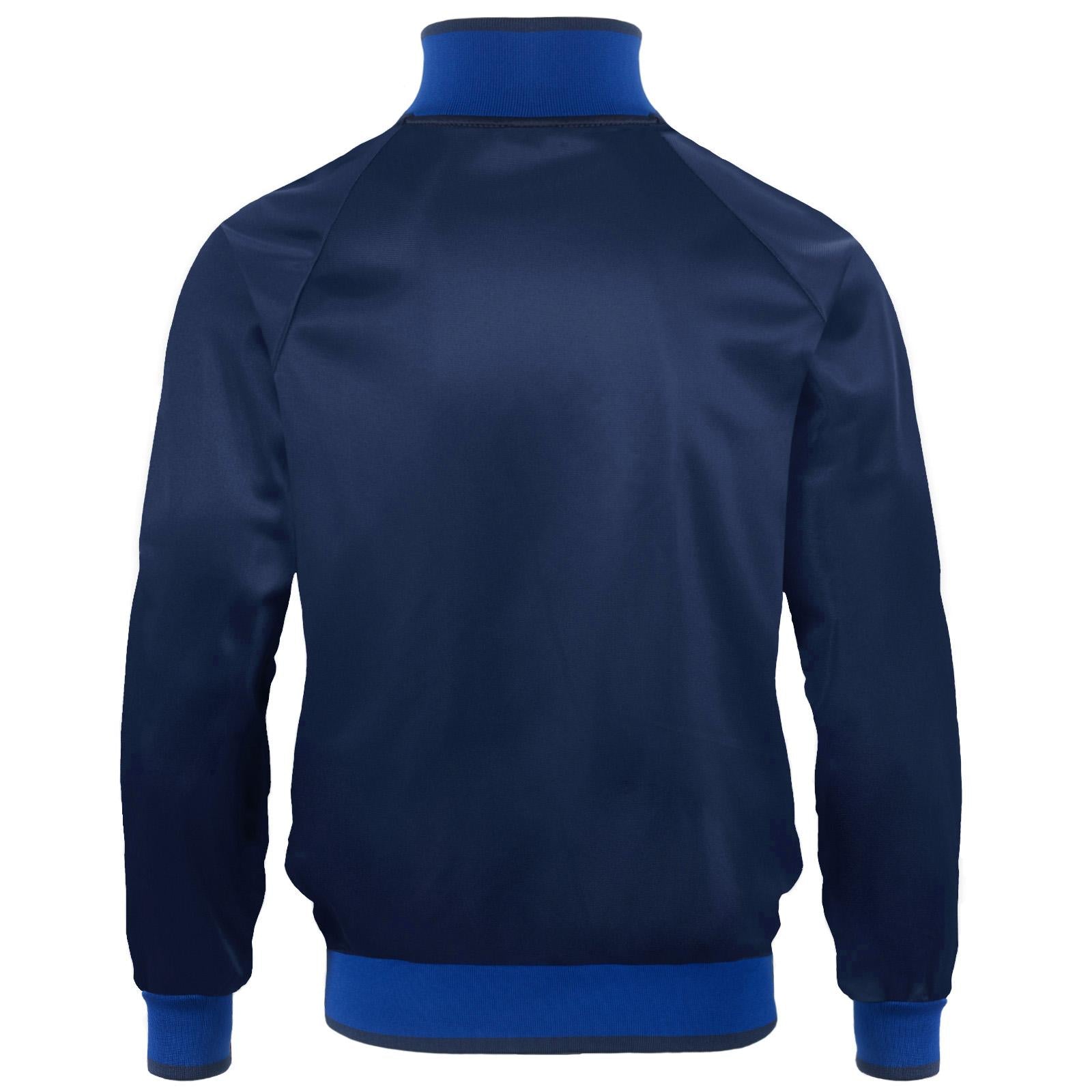 Navy Blue - Back - Chelsea FC Mens Retro Track Jacket