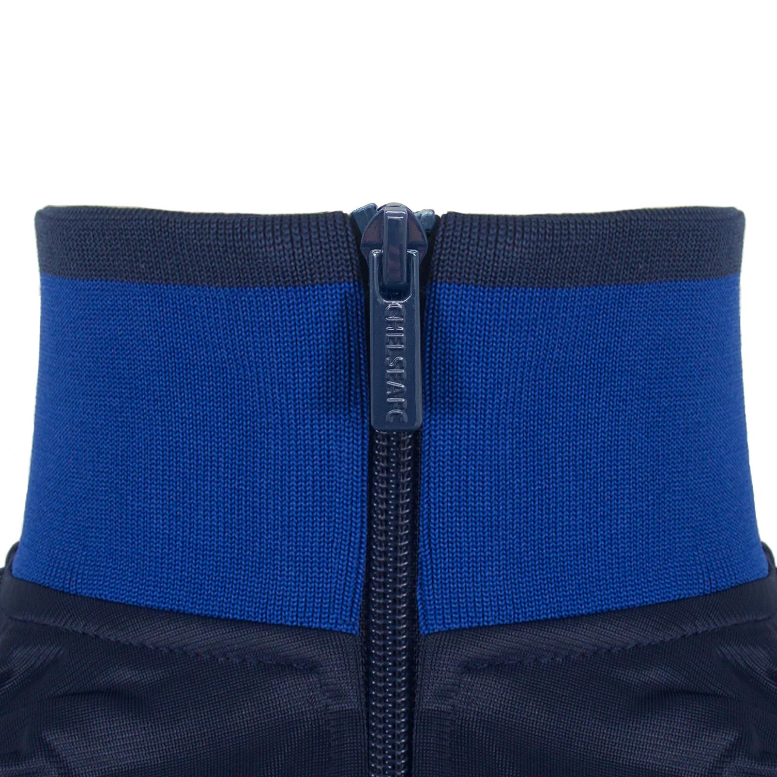 Navy Blue - Pack Shot - Chelsea FC Mens Retro Track Jacket