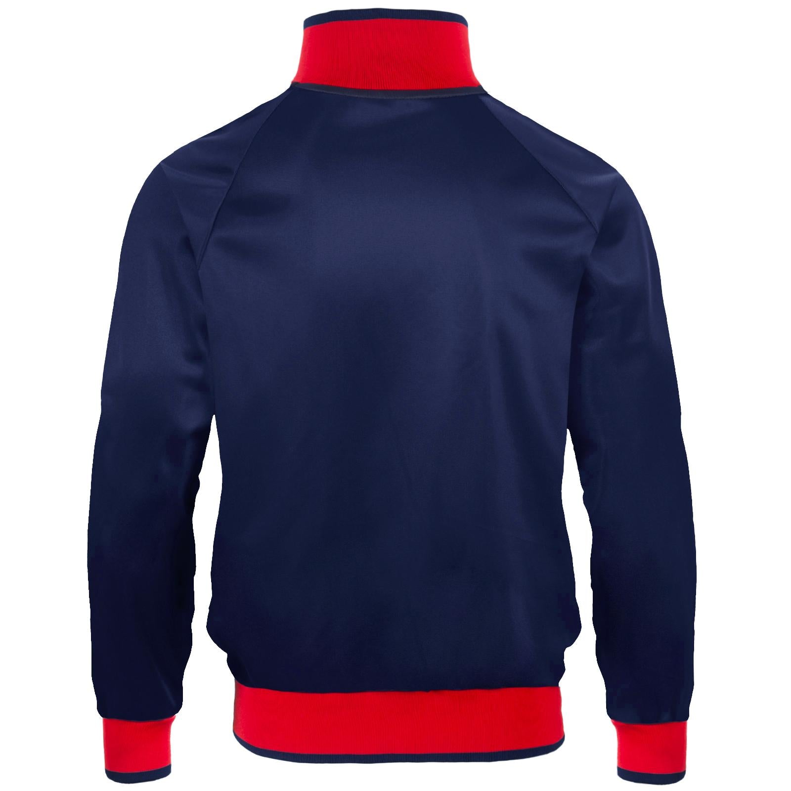 Navy-Red - Back - Arsenal FC Mens Retro Track Jacket