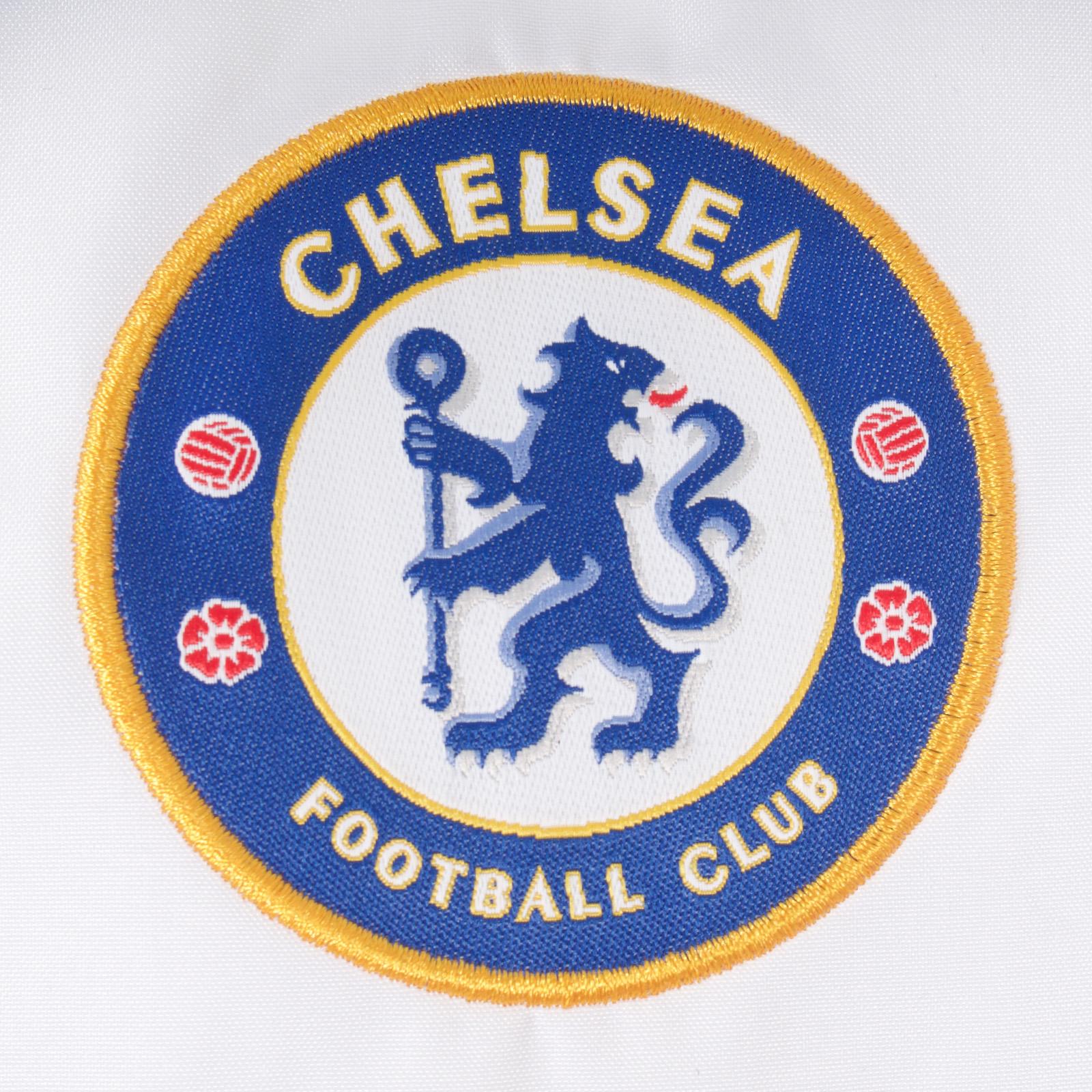 White-Royal Blue - Side - Chelsea FC Mens Crest Raglan Windbreaker