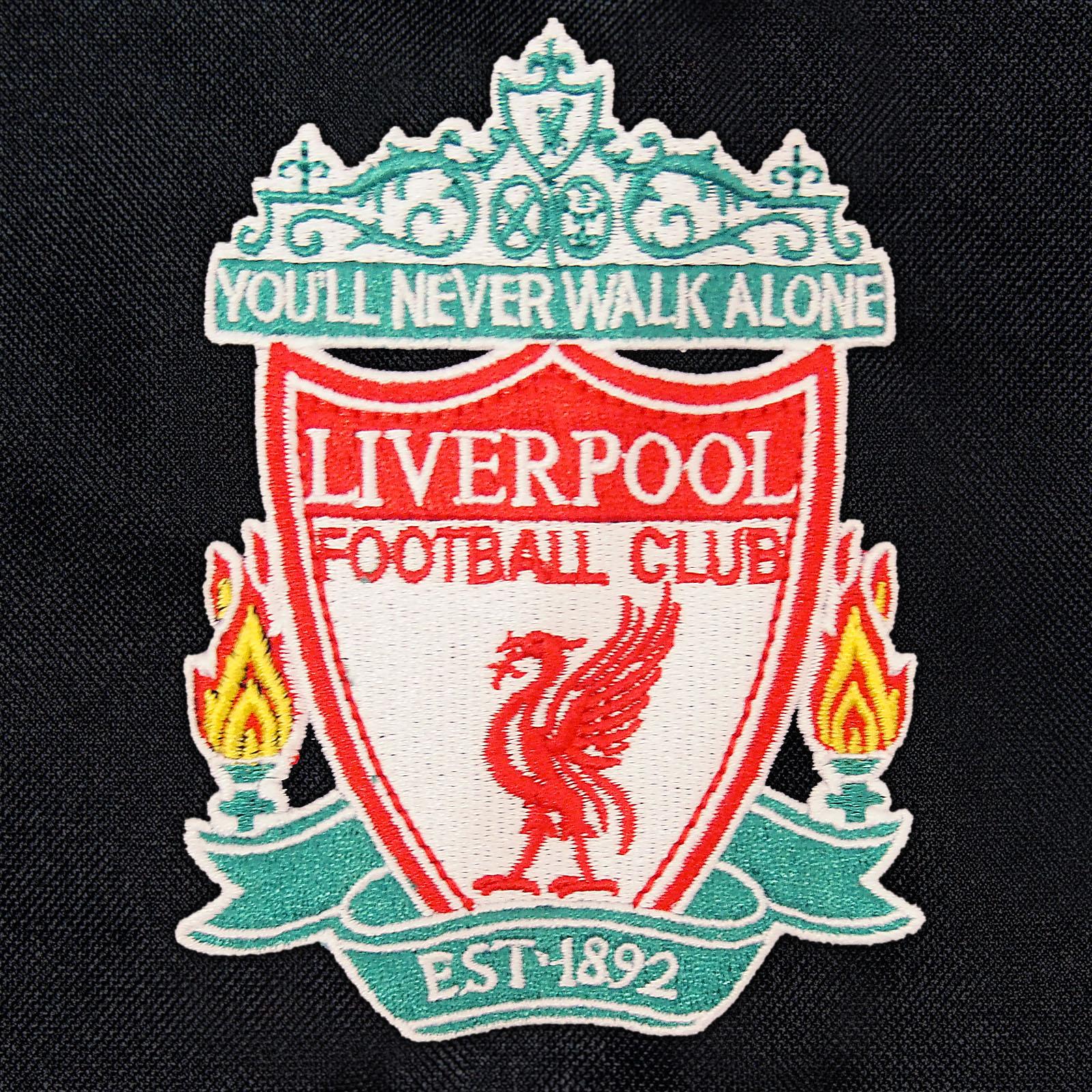 Black - Side - Liverpool FC Mens Crest Windbreaker
