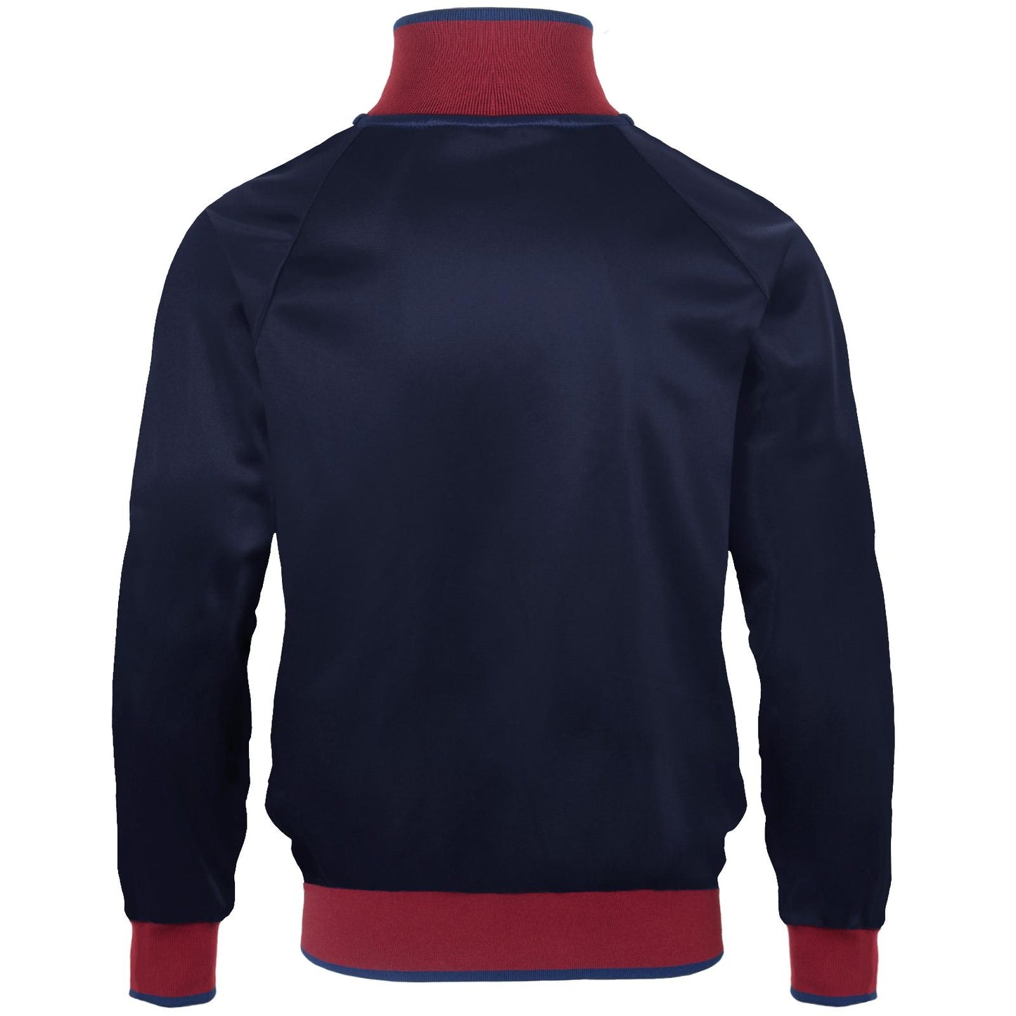 Navy - Back - West Ham United FC Mens Retro Track Jacket