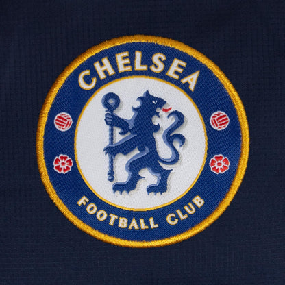 Navy - Side - Chelsea FC Boys Crest Quilted Jacket