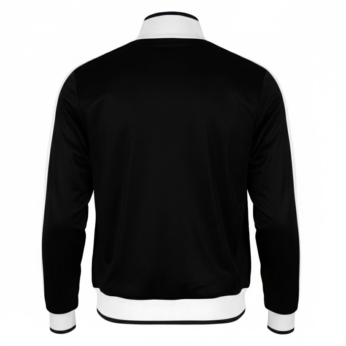 Black-White - Back - Fulham FC Mens Retro Track Jacket