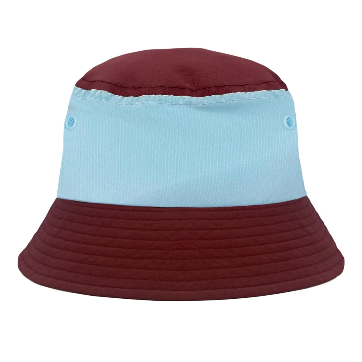 Claret-Blue - Back - Fan Originals Burnley Text Bucket Hat