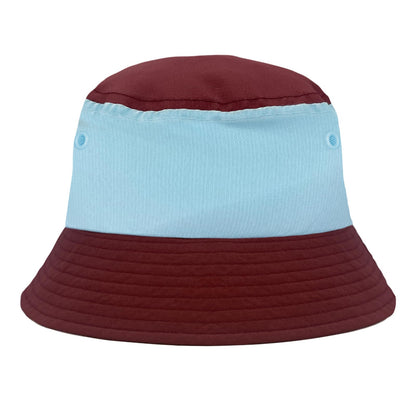 Claret-Blue - Back - Fan Originals Burnley Text Bucket Hat