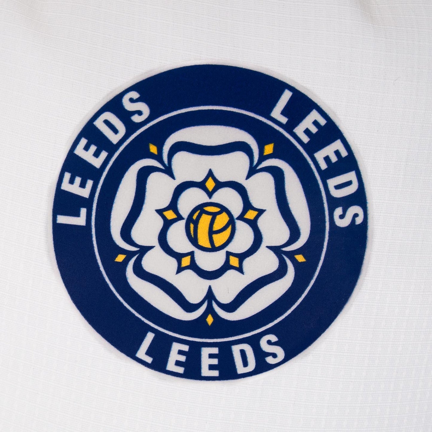Yellow-White-Royal Blue - Side - Fan Originals Leeds Rose Bucket Hat