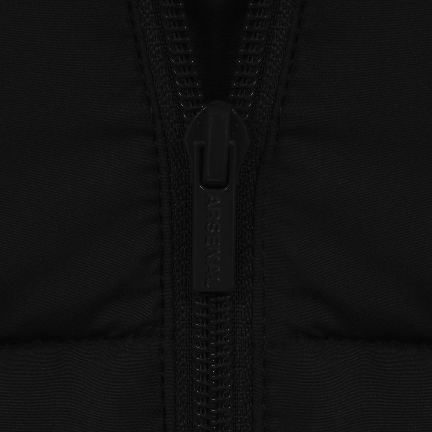 Black - Lifestyle - Arsenal FC Boys Crest Quilted Padded Jacket