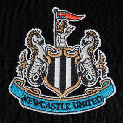 Black - Back - Newcastle United FC Boys Retro Track Jacket