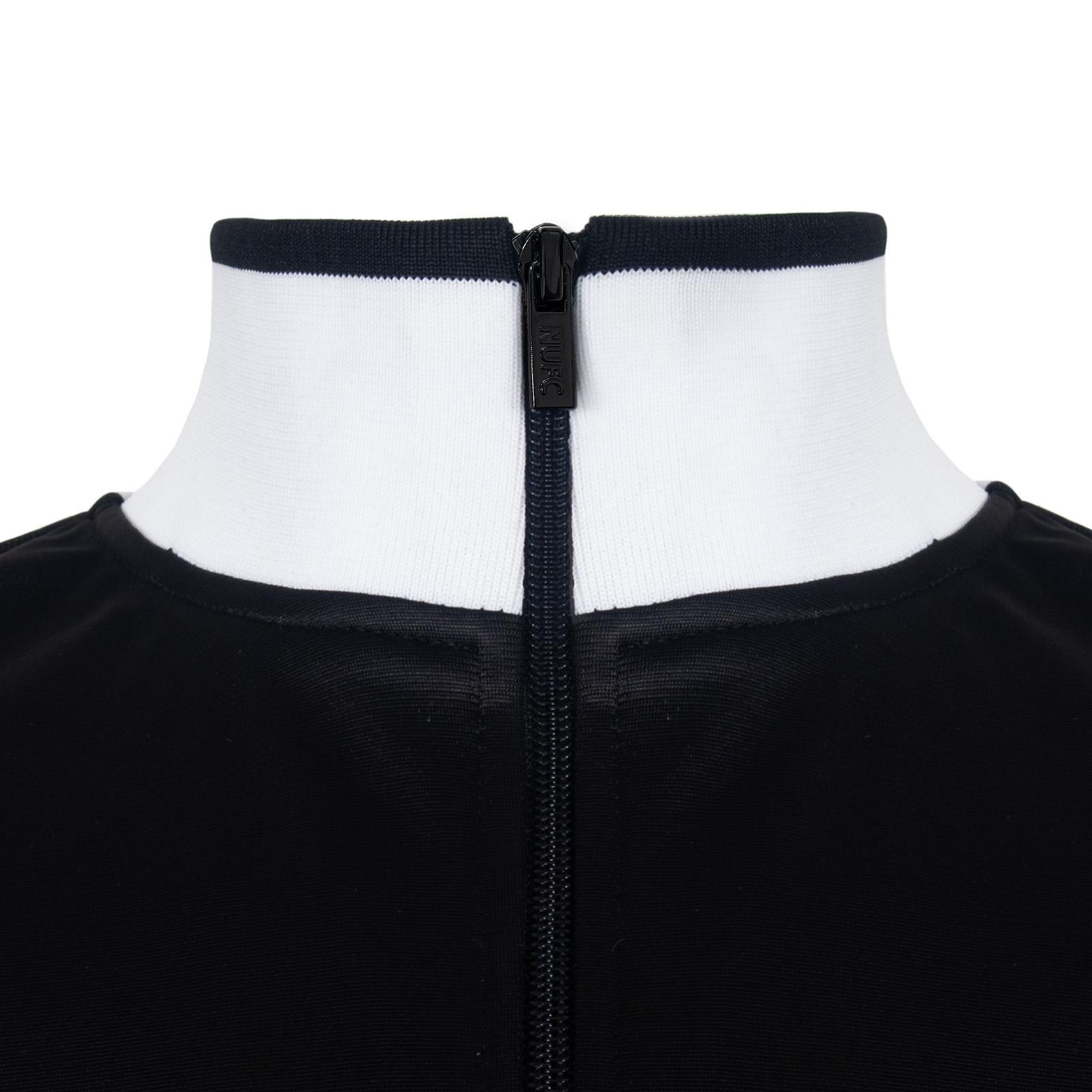 Black - Side - Newcastle United FC Boys Retro Track Jacket