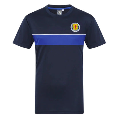 Navy Blue - Front - Scottish FA Mens McGregor 8 Polyester T-Shirt