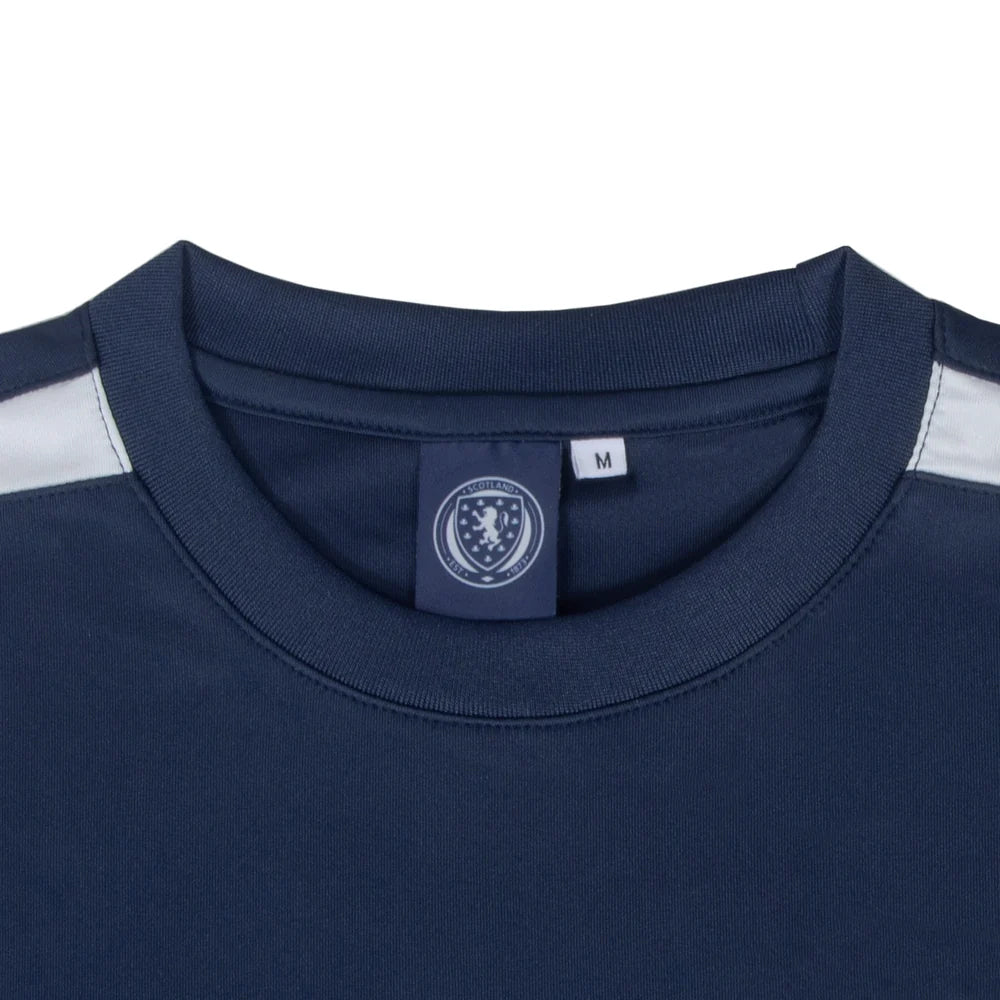 Navy Blue - Lifestyle - Scottish FA Mens McTominay 4 Polyester T-Shirt