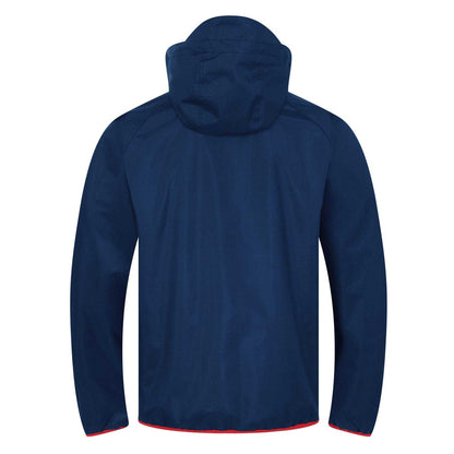 Navy - Back - Liverpool FC Mens Crest Windbreaker