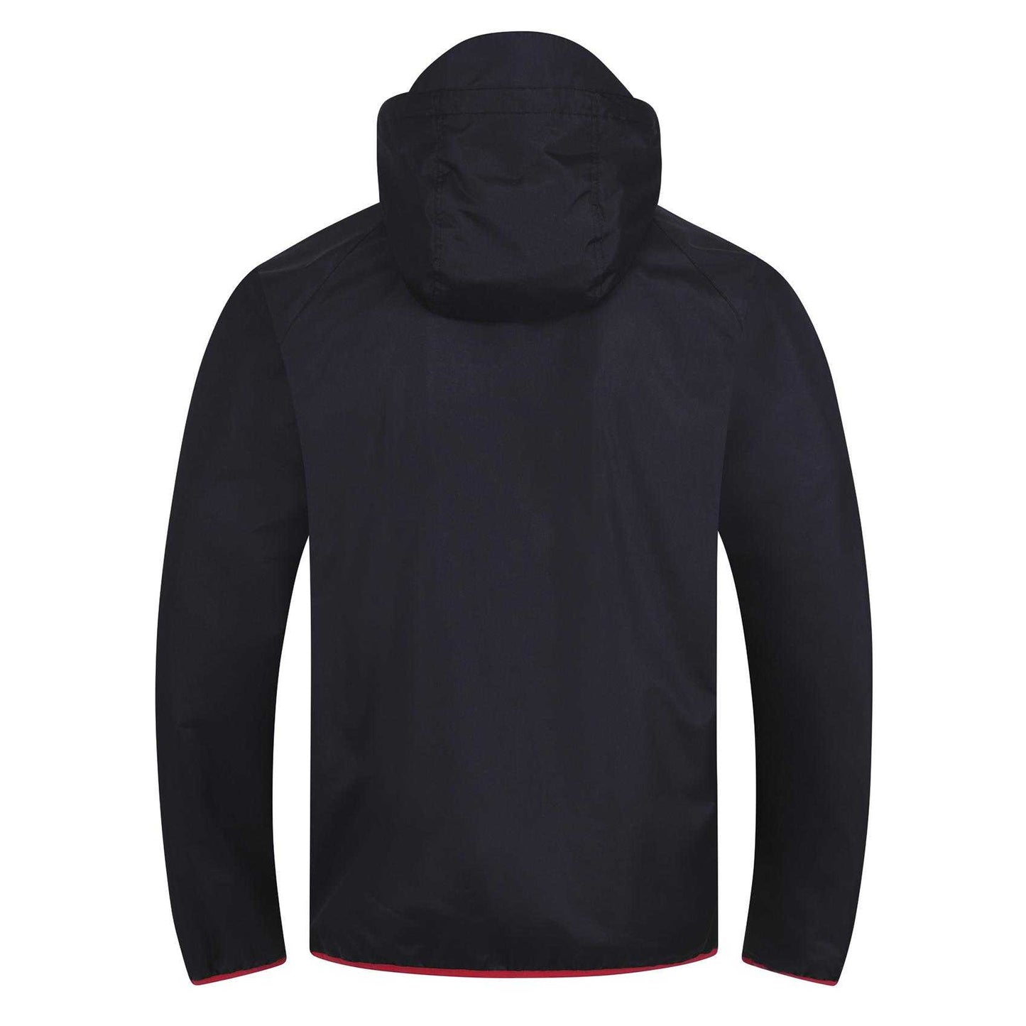 Black - Back - Arsenal FC Mens Crest Peaked Windbreaker